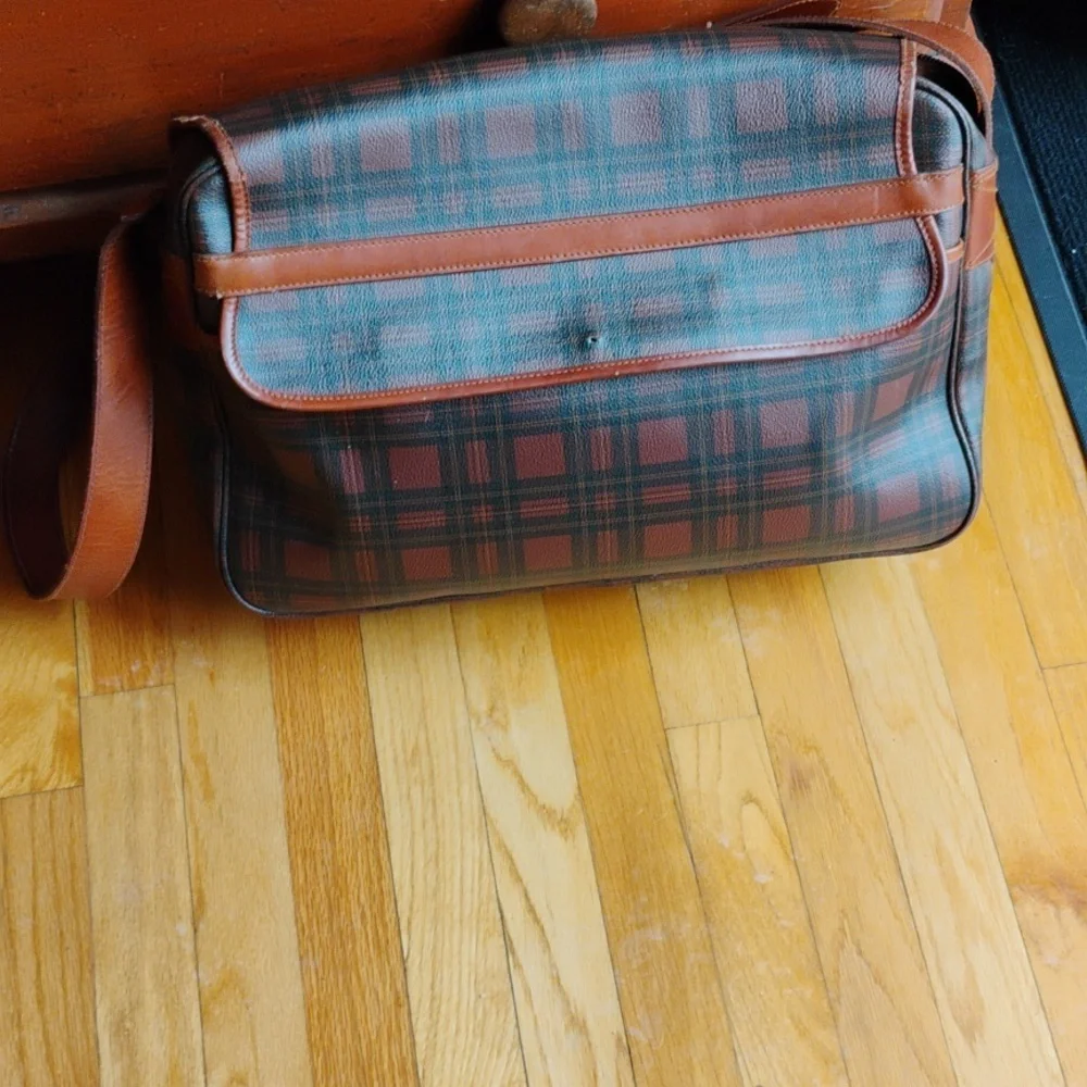 Polo Ralph Lauren Tartan Plaid Satchel.